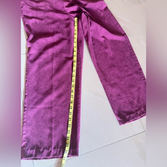 Alfred Dunner Women's Plus Idea Velour Pants Red Size 10 - Picture 11 of 16